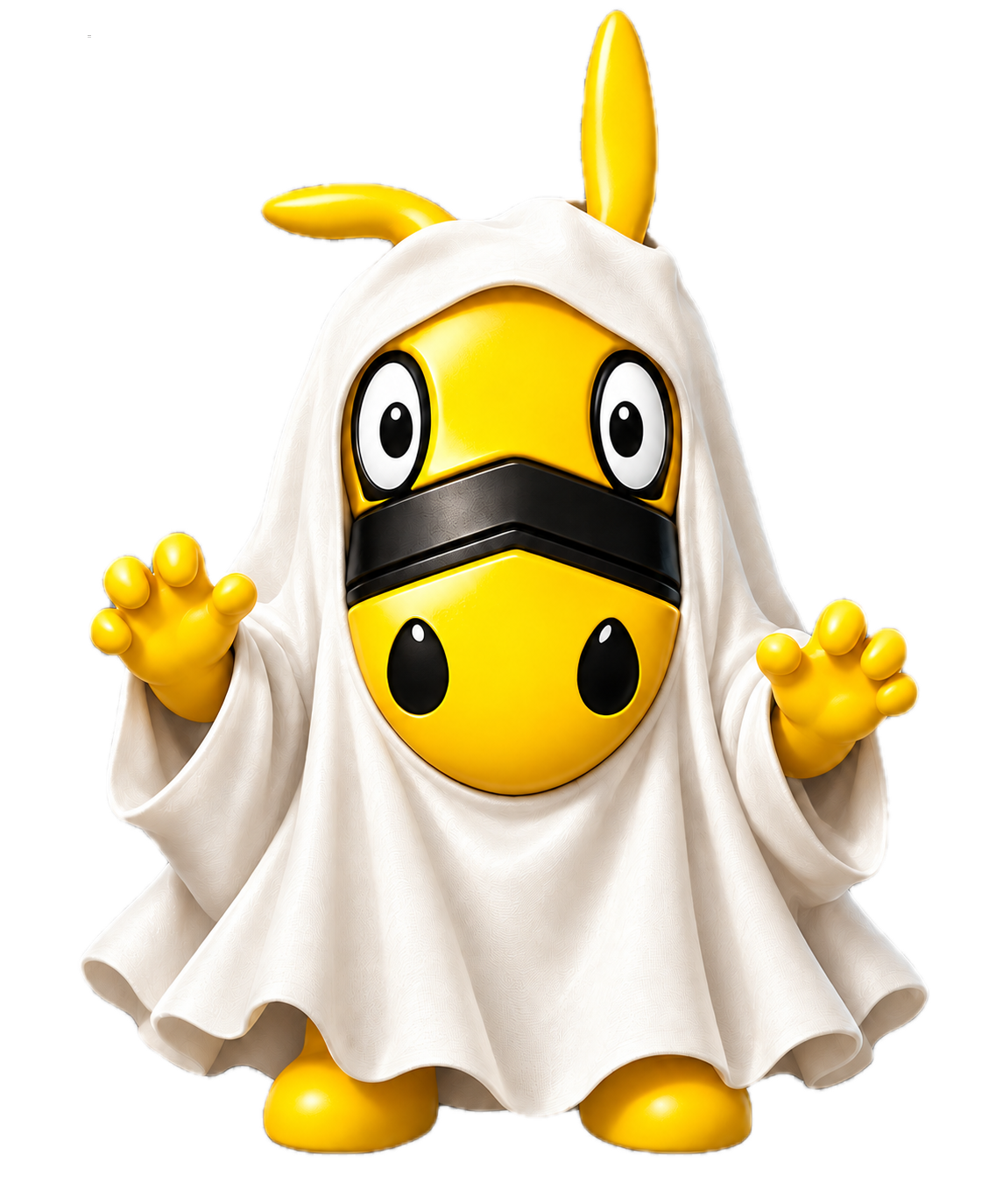 Aberronchino disfrazado de fantasma