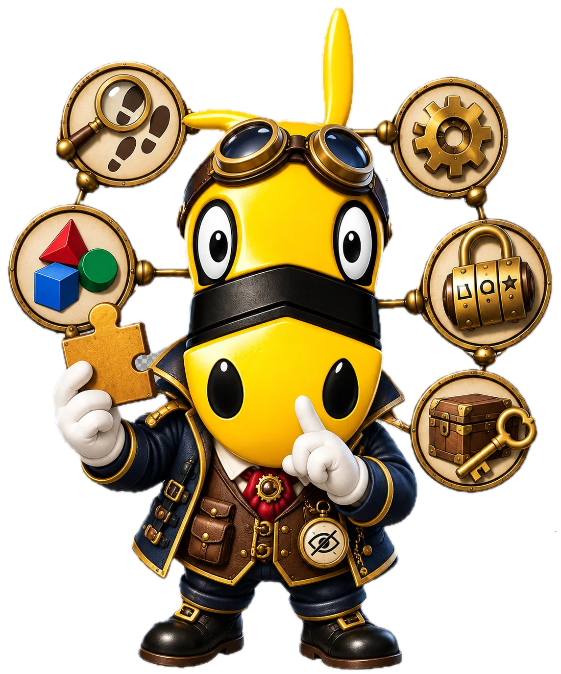 Aberronchino rodeado de pruebas de escape room