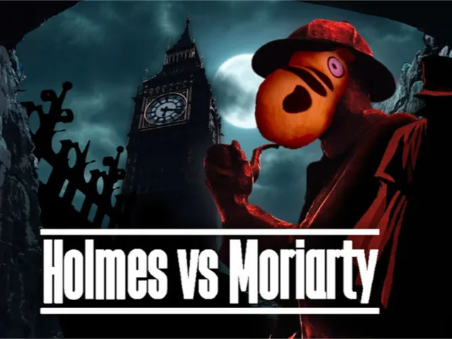 Aberronchino caracterizado como Sherlock Holmes